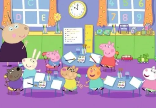 Ravensburger® Puzzle - Peppa in der Schule, 2x24 Teile | bis 50 Teile | Puzzle | Spielzeug | Teddy Toys Kinderwelt