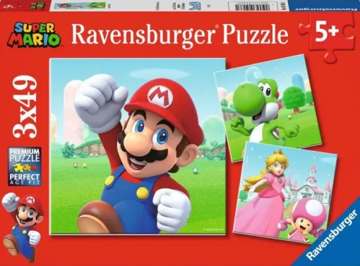 Ravensburger® Puzzle - Super Mario™, 3x49 Teile | Teddy Toys Kinderwelt