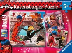 Ravensburger® Puzzle - Unsere Helden Ladybug und Cat Noir, 3x49 Teile | Teddy Toys Kinderwelt
