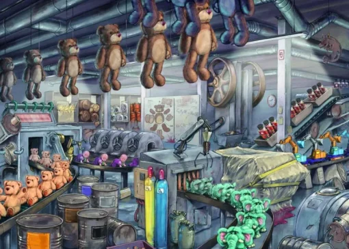 Ravensburger® Puzzle EXIT - In der Spielzeugfabrik, 368 Teile | Teddy Toys Kinderwelt