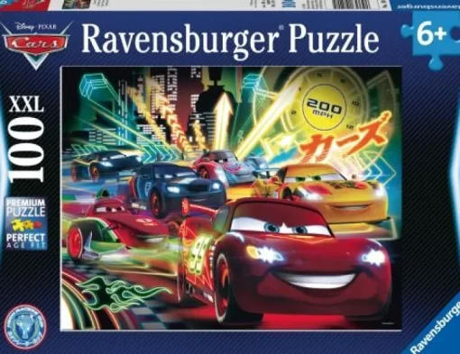 Ravensburger® Puzzle XXL - Cars Neon, 100 Teile | Teddy Toys Kinderwelt