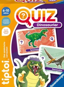 Ravensburger tiptoi 00165 Quiz Dinosaurier, Quizspiel für Kinder | Teddy Toys Kinderwelt