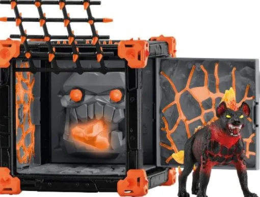 schleich® ELDRADOR CREATURES 42674 BattleCave Lavahyäne | Teddy Toys Kinderwelt