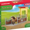 schleich® Farm World 42609 Ponybox mit Islandpferd Hengst | Teddy Toys Kinderwelt