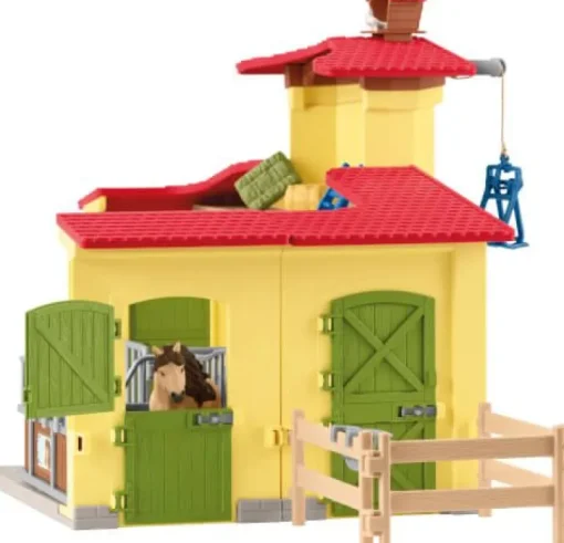 schleich® Farm World 42609 Ponybox mit Islandpferd Hengst | Teddy Toys Kinderwelt