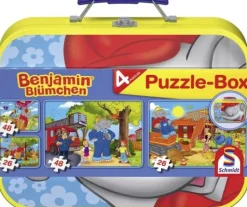 Schmidt Puzzle - Benjamin Blümchen, Metallkoffer | Teddy Toys Kinderwelt