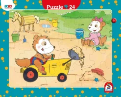 Schmidt Puzzle - 2er Set Rahmenpuzzle Bobo Siebenschläfer | Teddy Toys Kinderwelt