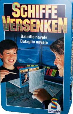 Schmidt Spiele - Schiffe versenken, Metalldose | Mitbring- & Reisespiele | Spiele | Spielzeug | Teddy Toys Kinderwelt