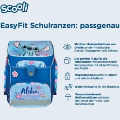 Scooli - EasyFit Ranzen Set Stitch, 5 teilig | Teddy Toys Kinderwelt