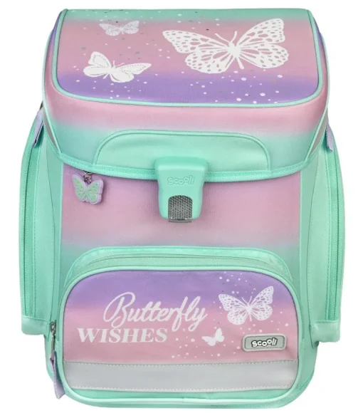 Scooli Easyfit - Schulranzen Set Butterfly, 5 teilig | Teddy Toys Kinderwelt