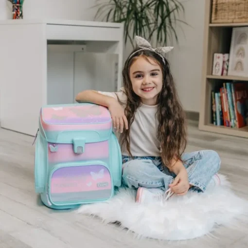 Scooli Easyfit - Schulranzen Set Butterfly, 5 teilig | Teddy Toys Kinderwelt