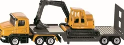 SIKU Super - Tieflader mit Bagger | Teddy Toys Kinderwelt