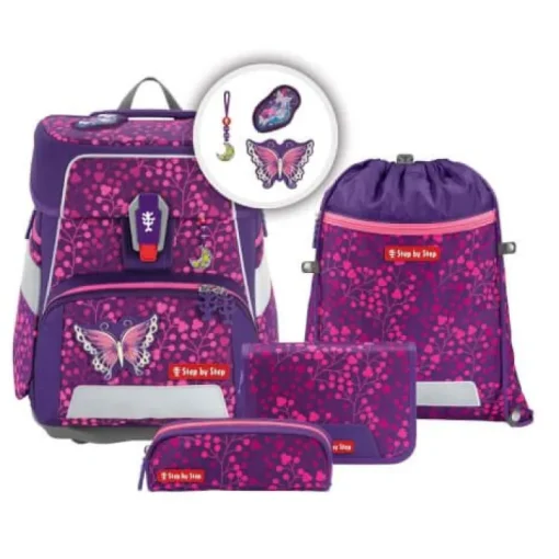 SPACE SHINE Schulranzen-Set Butterfly Night Ina, 5-teilig | Teddy Toys Kinderwelt