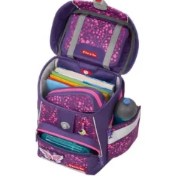 SPACE SHINE Schulranzen-Set Butterfly Night Ina, 5-teilig | Teddy Toys Kinderwelt