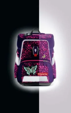 SPACE SHINE Schulranzen-Set Butterfly Night Ina, 5-teilig | Teddy Toys Kinderwelt