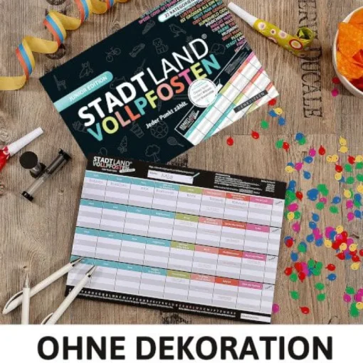 STADT LAND VOLLPFOSTEN® - Junior Edition DIN-A4 Block | Teddy Toys Kinderwelt