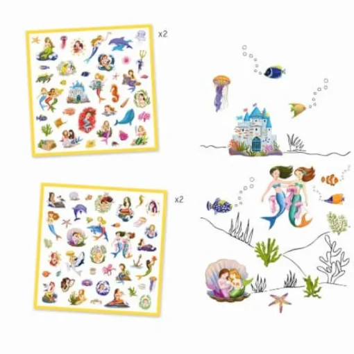 Stickerbögen: Meerjungfrauen | Teddy Toys Kinderwelt