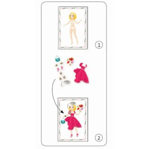 Stickerpuppen: Papier Puppen - Massive fashion | Teddy Toys Kinderwelt