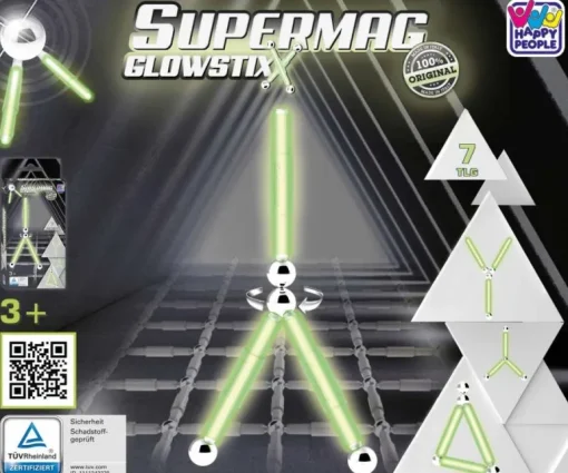 SUPERMAG® - Glowstixx, 7-teilig | Teddy Toys Kinderwelt