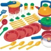 Theo Klein Casa Mia - Topf-und Geschirrset gro | Teddy Toys Kinderwelt