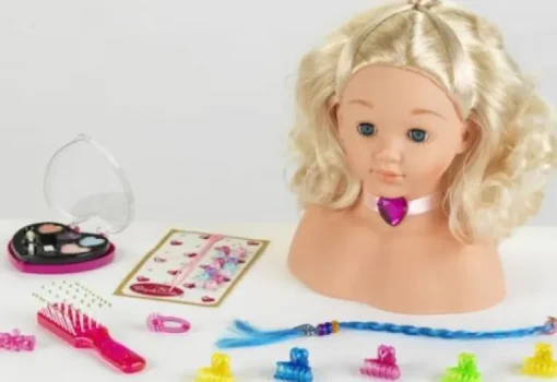 Theo Klein Princess Schmink-Frisierkopf, 25 cm | Teddy Toys Kinderwelt