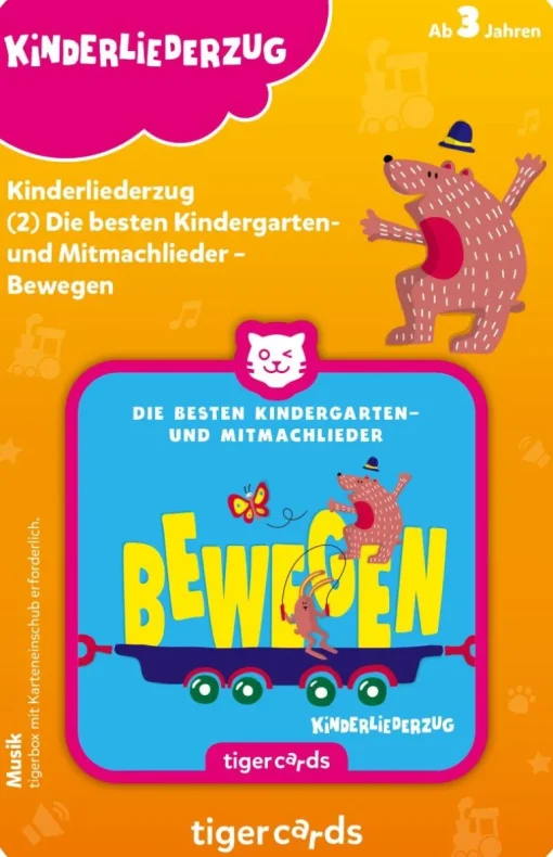 tigercard - Kinderliederzug (2) Die besten Kindergartenlieder | Teddy Toys Kinderwelt