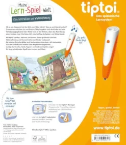 tiptoi® Meine Lern-Spiel-Welt: Konzentration und Wahrnehmung | Teddy Toys Kinderwelt