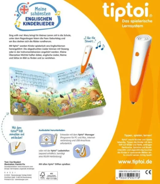 tiptoi® Meine schönsten englischen Kinderlieder | Teddy Toys Kinderwelt