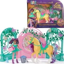 Unicorn Academy - Small Doll Ava & Leaf Stall Spielset | Teddy Toys Kinderwelt