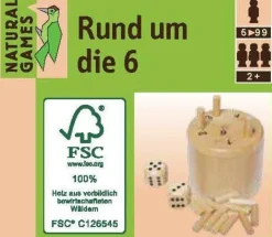 Vedes Natural Games - Rund um die 6 | Teddy Toys Kinderwelt