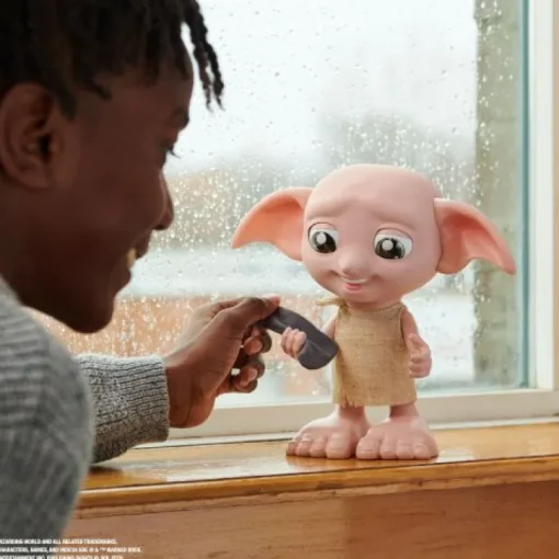 Wizarding World - Dobby - Interaktiver Hauself (zweisprachig DE+I | Teddy Toys Kinderwelt