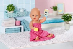 Zapf 830635 BABY born Bath Kapuzenhandtuch & Schwamm | Teddy Toys Kinderwelt