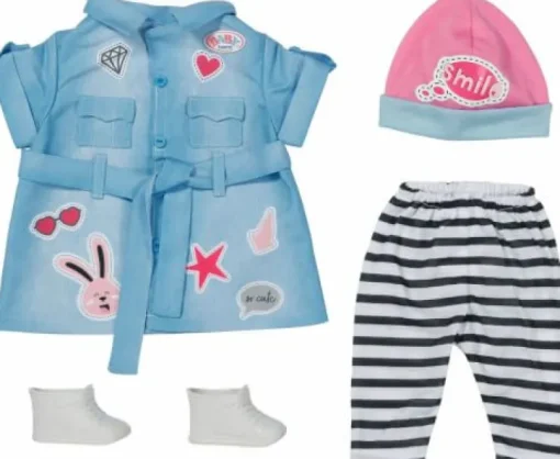 Zapf BABY born Deluxe Jeans Kleid 43cm | Teddy Toys Kinderwelt