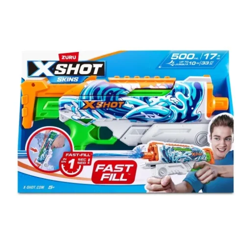 Zuru X-Shot Water - Fast-Fill Skins Hyperload Wasserblaster, sortiert | Teddy Toys Kinderwelt